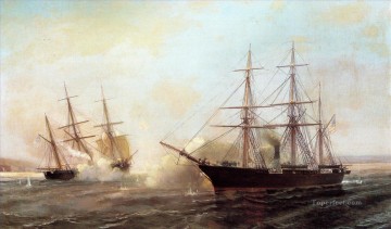 alabama civil war ships Oil Paintings